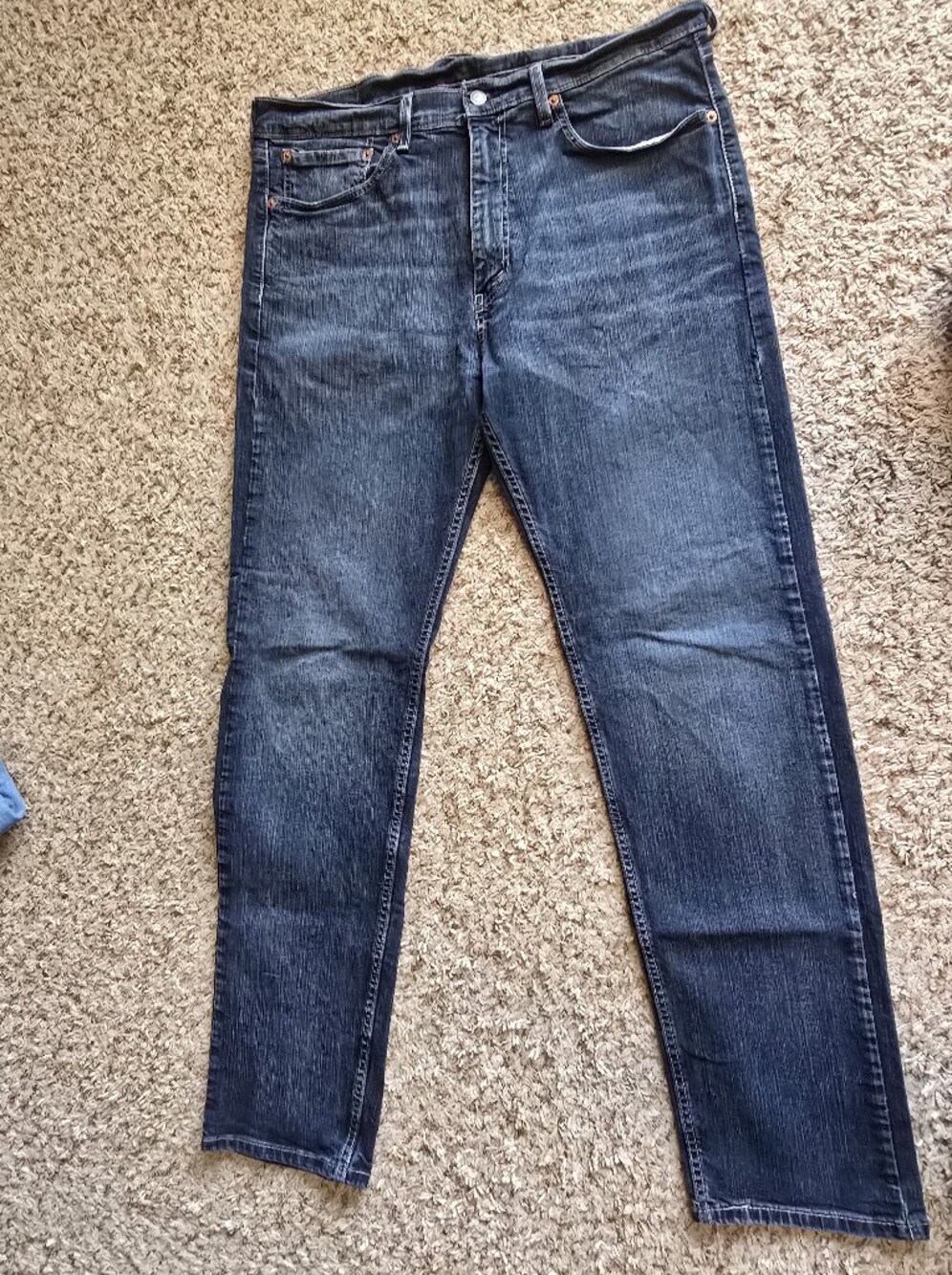 Levi's Women's Straight Leg Dark Blue Denim Jeans